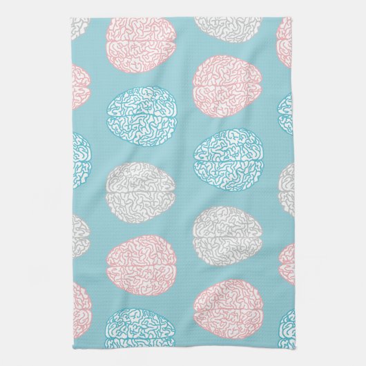 Brainy Pastel Pattern Theedoek (Verticaal)