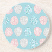 Brainy Pastel Pattern Zandsteen Onderzetter (Voorkant)