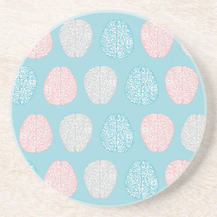 Brainy Pastel Pattern Zandsteen Onderzetter