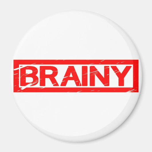 Brainy Stamp Magneet (Voorkant)