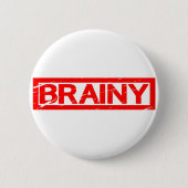 Brainy Stamp Ronde Button 5,7 Cm (Voorkant)