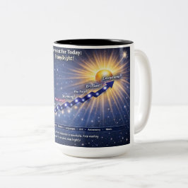 BrainyBright Weer!Mokken Tweekleurige Koffiemok