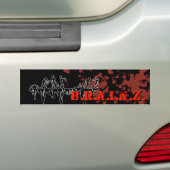 BRAINZ op de bumper Bumpersticker (Op auto)