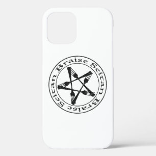 Braise Seitan Vegan Pentagram (dark version) Case-Mate iPhone Case
