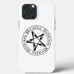 Braise Seitan Vegan Pentagram (dark version) Case-Mate iPhone Case
