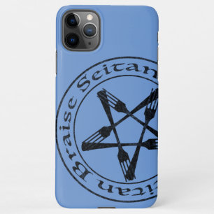 Braise Seitan Vegan Pentagram (dark version) iPhone 11Pro Max Hoesje