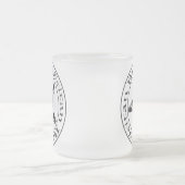 Braise Seitan Vegan Pentagram (dark version) Matglas Koffiemok (Center)