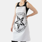 Braise Seitan Vegan Pentagram (dark version) Schort (Insitu)