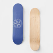 Braise Seitan Vegan Pentagram (light version) Persoonlijk Skateboard (Voorkant)