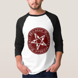 Braise Seitan Vegan Pentagram (light version) T-shirt
