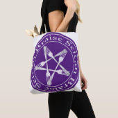 Braise Seitan Vegan Pentagram (light version) Tote Bag (Dichtbij)