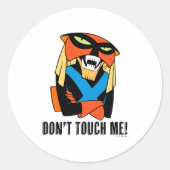 Brak Dont Touch Me  Ronde Sticker (Voorkant)