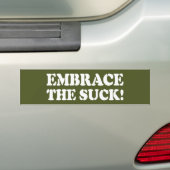 BRAK HET SUCK! BUMPERSTICKER (Op auto)