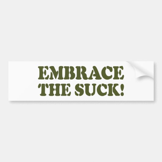 BRAK HET SUCK! BUMPERSTICKER (Voorkant)