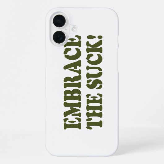 BRAK HET SUCK! iPhone HOESJE (Achterkant)