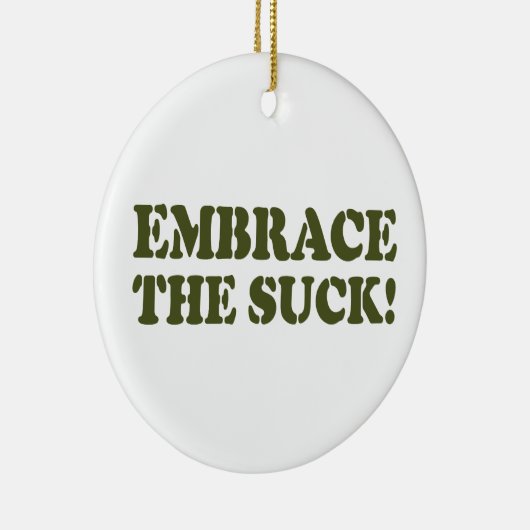 BRAK HET SUCK! KERAMISCH ORNAMENT (Rechts)