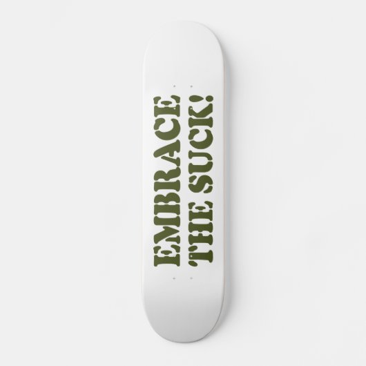 BRAK HET SUCK! PERSOONLIJK SKATEBOARD (Voorkant)