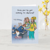 Brak Sniffer - Grappige Verjaardag Kaart (Gele Bloem)