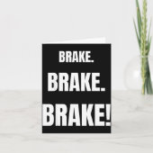 Brake! Funny Driving Instructor Ever  Kaart (Voorkant)