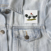 Brakel Chickens Vierkante Button 5,1 Cm (In situ)