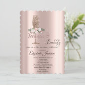 Braken en breekbare bloemen Vrijgezellenfeest Kaart (Staand voorkant)