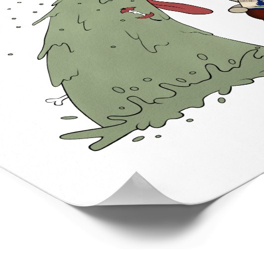 Braken hond poster (Hoek)