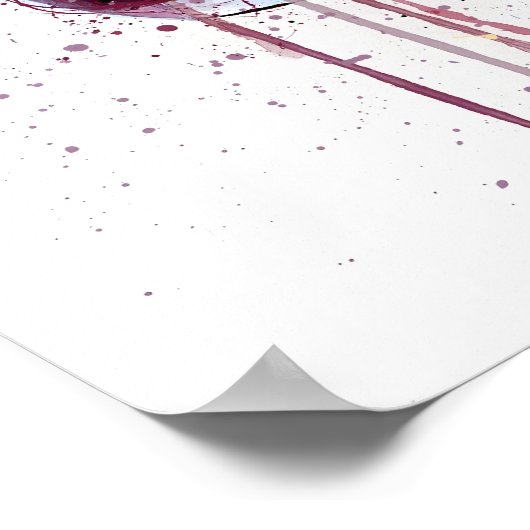 Bramble Cocktail Poster (Hoek)