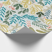 Bramble | Festief botanisch Cadeaupapier (Hoek)