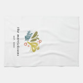 Bramble | Festive Botanical Custom Theedoek (Horizontaal)