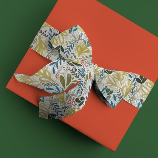 Bramble | Festive Botanical Holiday Satijnen Lint