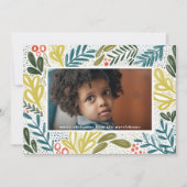 Bramble | Festive Botanical Photo Feestdagenkaart (Voorkant)