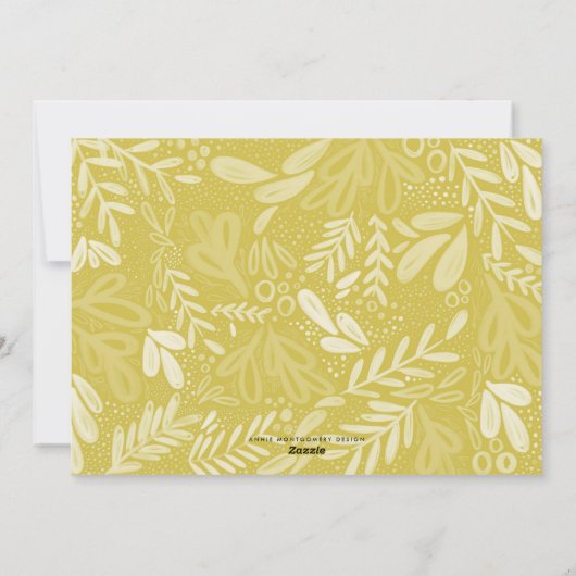 Bramble | Festive Botanical Photo Feestdagenkaart (Achterkant)