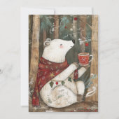 Bramble the Bear | Woodland Whimsy Holiday Card Feestdagenkaart (Voorkant)