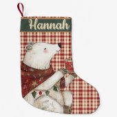 Bramble the Bear | Woodland Whimsy  Kleine Kerstsok (Voorkant)