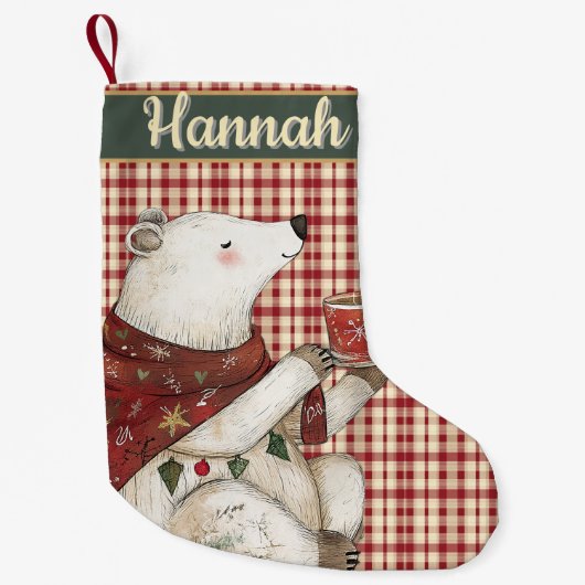 Bramble the Bear | Woodland Whimsy  Kleine Kerstsok (Voorkant)