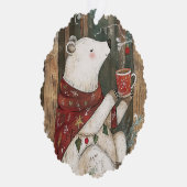 Bramble the Bear | Woodland Whimsy Ornament Kaart (Rechts)