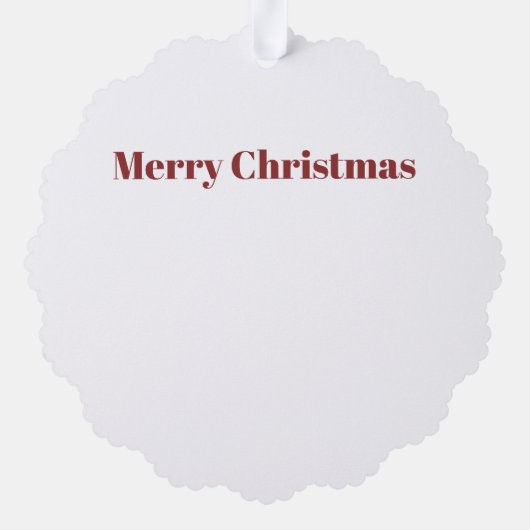 Bramble the Bear | Woodland Whimsy  Ornament Kaart (Achterkant)