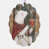 Bramble the Bear | Woodland Whimsy  Ornament Kaart (Links)