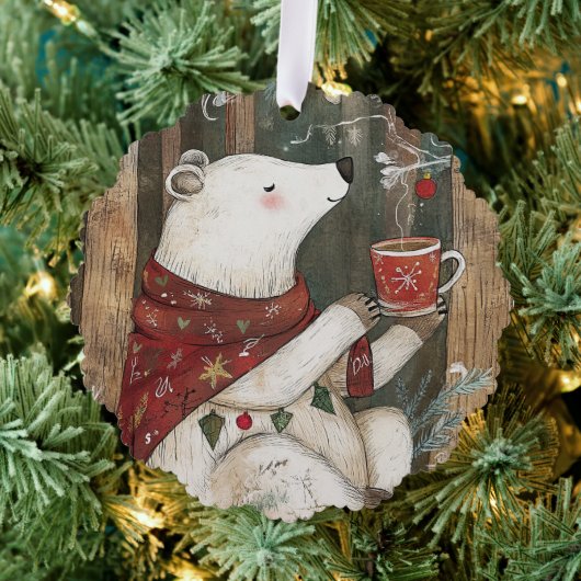 Bramble the Bear | Woodland Whimsy  Ornament Kaart (Insitu (Drie))