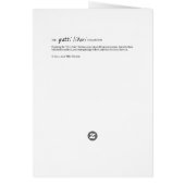 "Brambleberry" Note Kaart - Gatti Liberi Collectie (Achterkant)