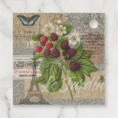 bramen & Franse Ephemera Art Collage Bedankjes Labels (Achterkant)