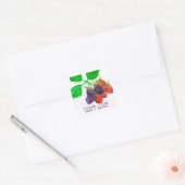 bramen fruit vers uit de tuin van vierkante sticker (Envelop)