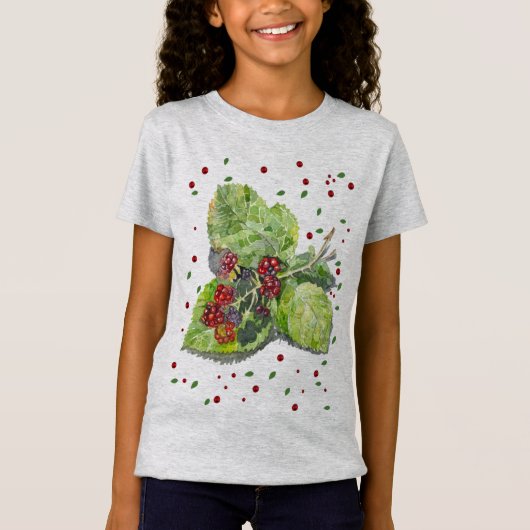 Bramen groen en rood T-shirt (Voorkant)