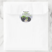Bramen Inblikken Ronde Sticker (Tas)