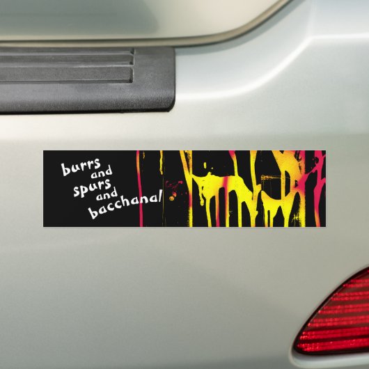bramen, schuurtjes en rugleuningsticker bumpersticker (Op auto)