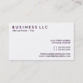 bramen. visitekaartje (Achterkant)