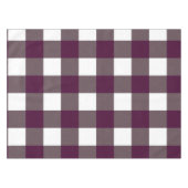 Bramenpaarse Buffel Plaid Patroon Tafelkleed (Voorkant (Horizontaal))