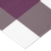 Bramenpaarse Buffel Plaid Patroon Tafelkleed (Gekanteld)