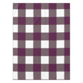 Bramenpaarse Buffel Plaid Patroon Tafelkleed (Voorkant)