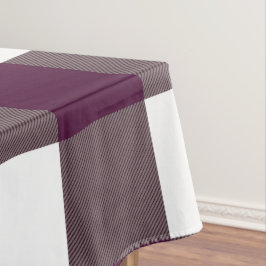 Bramenpaarse Buffel Plaid Patroon Tafelkleed
